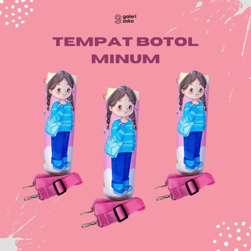 Tempat Botol Minum/Tempat Botol Minum Murah/Accesories Botol/Souvenir Murah/Souvenir Lucu