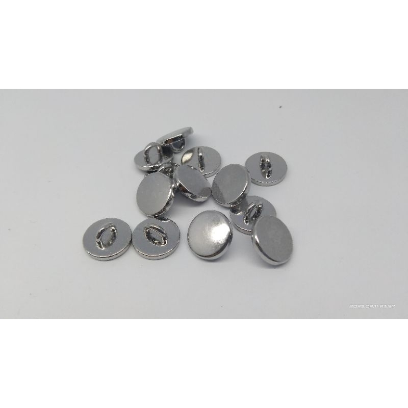 Kancing jamur besi silver