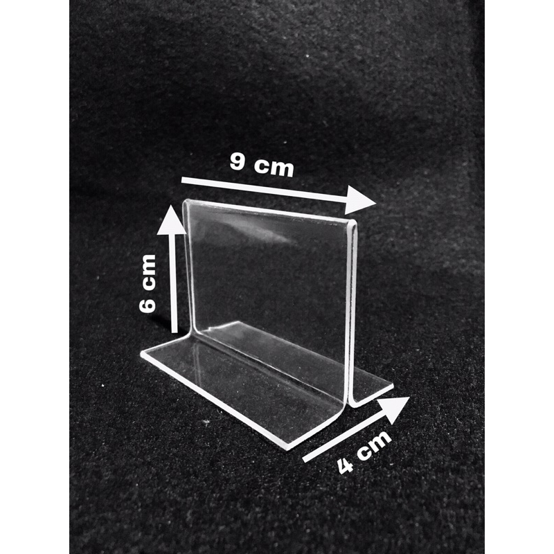 

nomer meja akrilik 6 cm x 9 cm model T lanscape