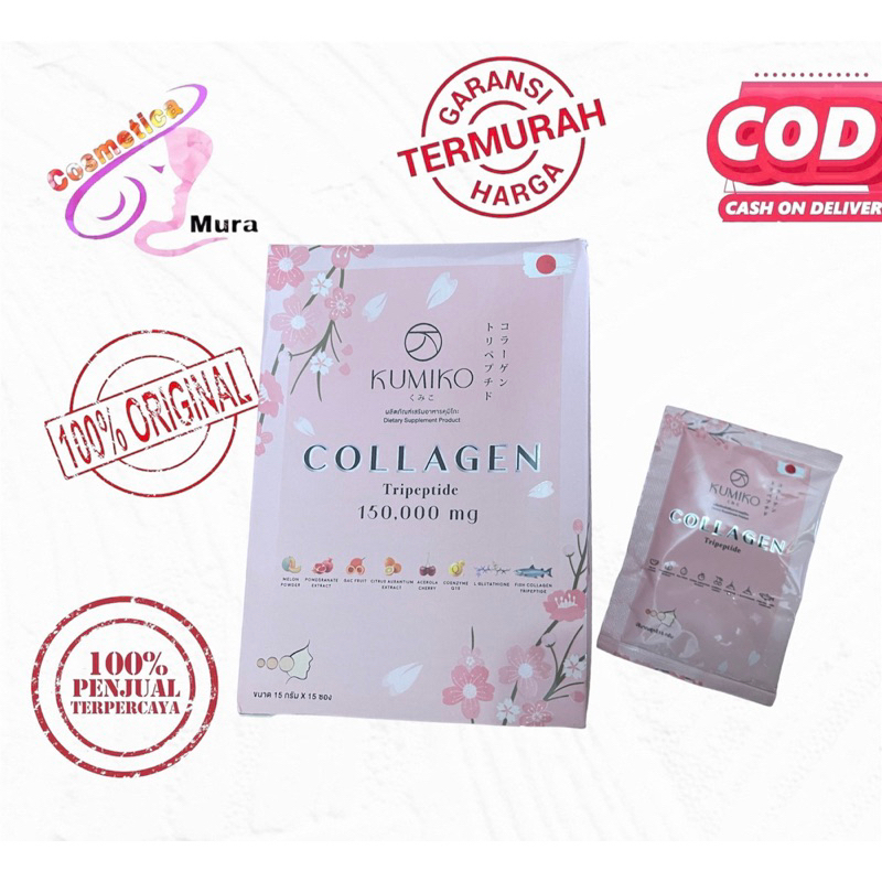 [ harga box ] kumiko collagen tripeptide 10 x lebih cepat di serap tubuh || collagen drink kumiko original