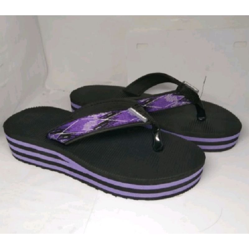 SANDAL MADURA CEWEK DEWASA TINGGI 4cm Size 36-42 GROSIR PALING MURAH SANDAL WEDGES SANDAL GUNUNG KUAT TAHAN LAMA