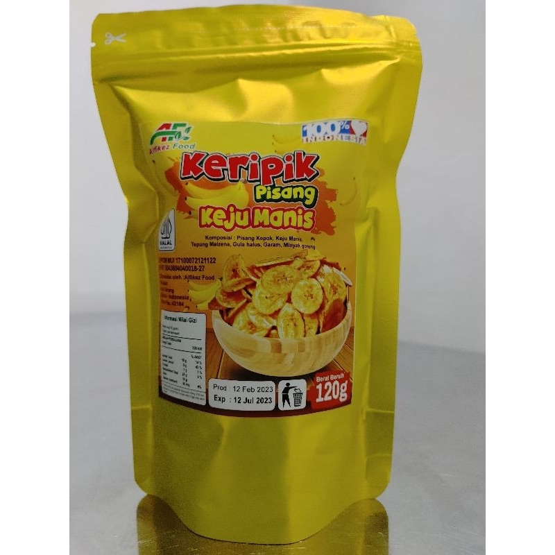 

keripik pisang keju manis