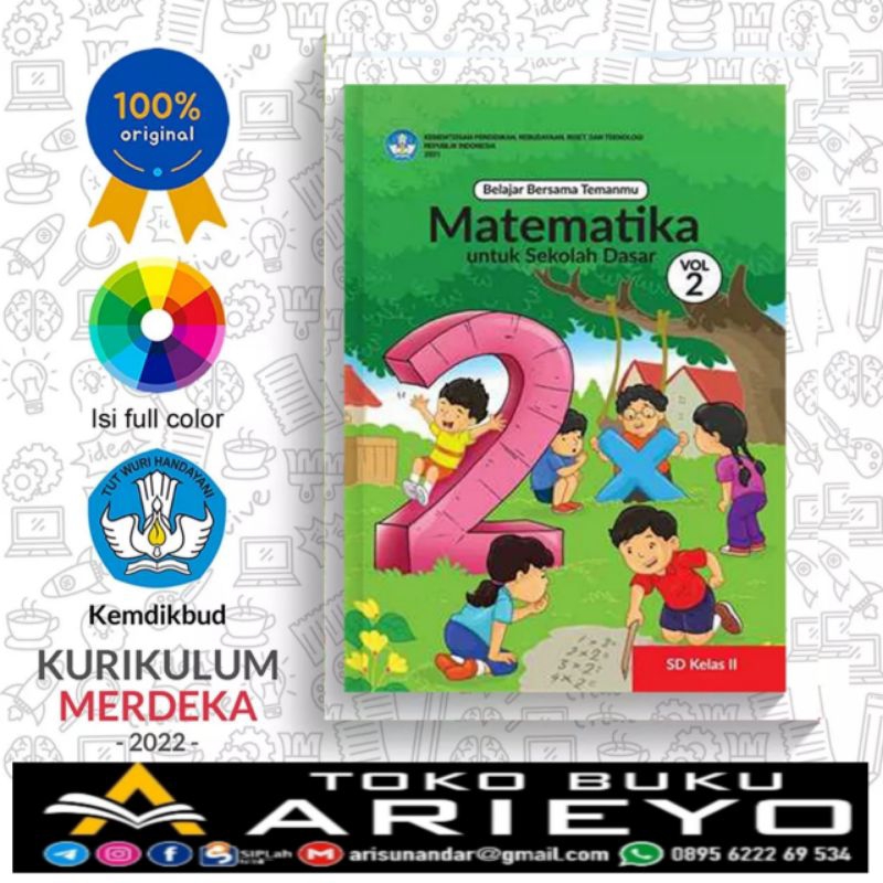 

New+K-Merdeka Matematika Vol 2 SD Kelas : 2| Sekolah Penggerak