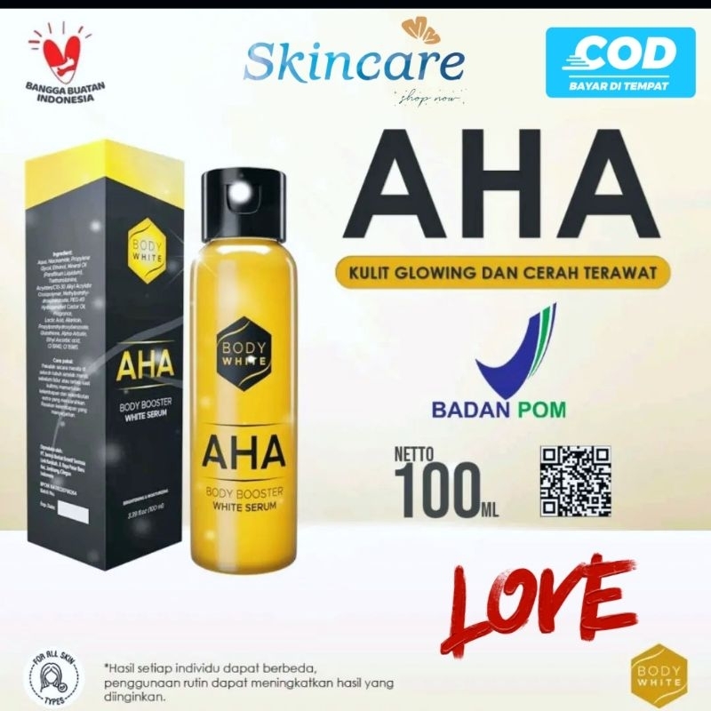 AHA Handbody booster with serum Original Bpom AMPUH