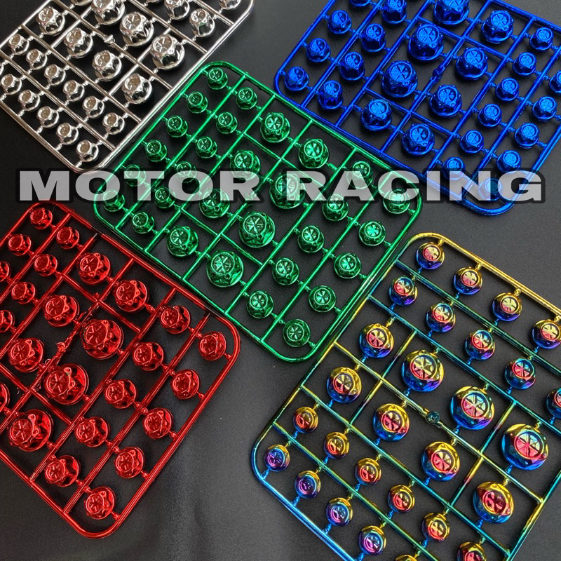 Monel Tutup Baut Variasi Flower isi 30 pcs Aksesories Variasi Baut Real pict