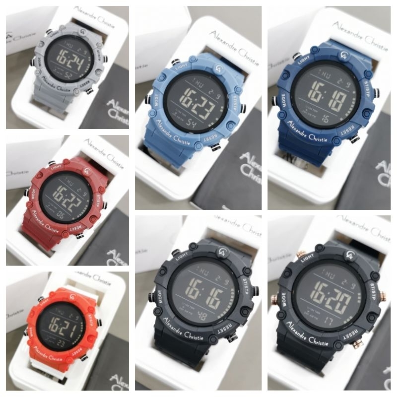 Alexandre Christie DIGI AC 9386 Jam Tangan Pria Original