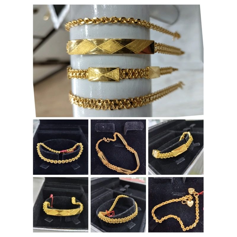 Gelang Rantai Emas 24K/emas murni 10GRAM