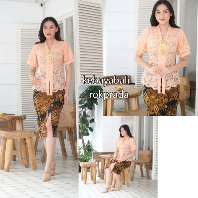 ANISA SERIES KEBAYA BALI KARTINI LILITMURAH TANGAN PENDEK