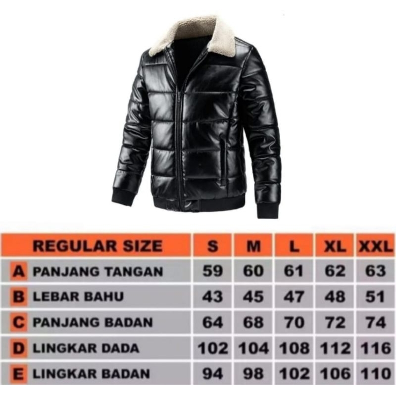 jaket kulit pria terbaru musim dingin tebal kerah bulu