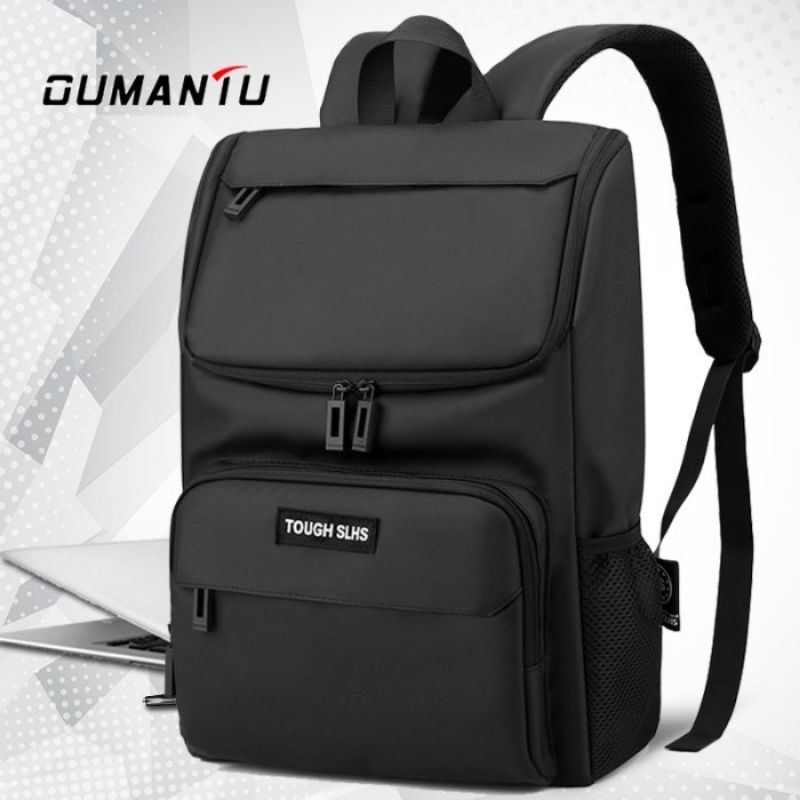 Ransel Backpack Kekinian Model Korea Pria/Wanita Tas Ransel SLH  Kuliah Kerja Waterproof Anti Air Import Quality