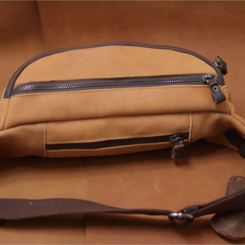 waistbag pusiil ex09 original kulit sapi tas pinggang tas selempang tas dada