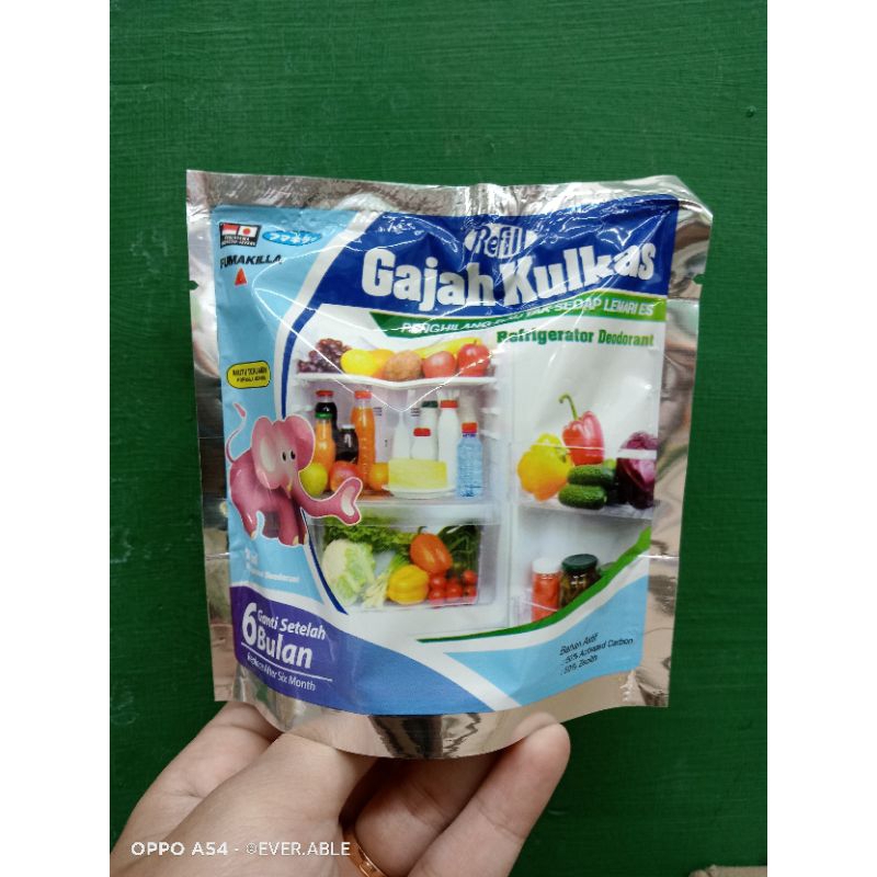 GAJAH KULKAS PENGHILANG BAU TAK SEDAP LEMARI ES REFILL
