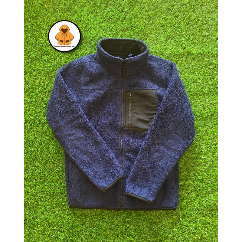 tracktop uniqlo sherpa for kids (second)