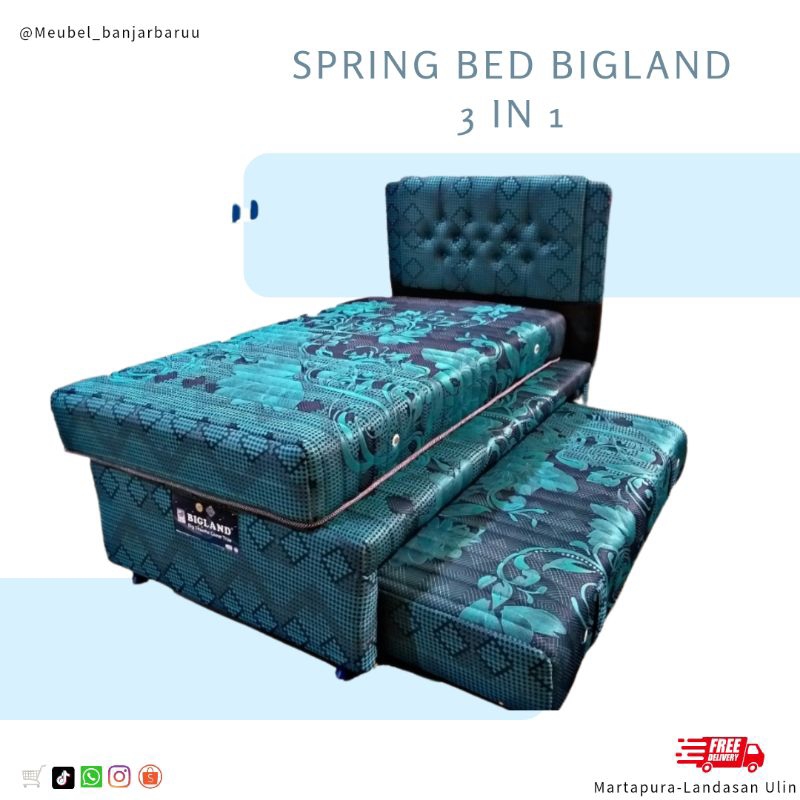 Spring bed Bigland 3 in 1