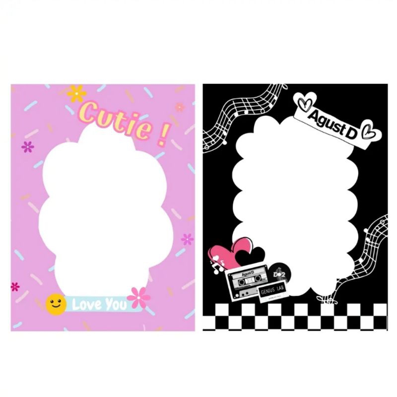 Open Pre-Order Acrylic PC Holder Suga BTS 1 sisi & 2 sisi