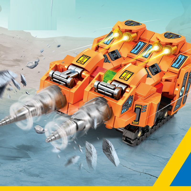 Mainan Brick Sembo Block Mecha Of Steel 4in1 Robot Transformers Mainan Anak cowok