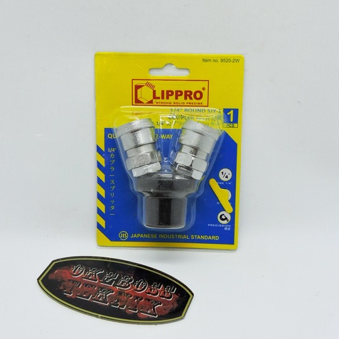 Coupler splitter 2 cabang 1/4" Lippro