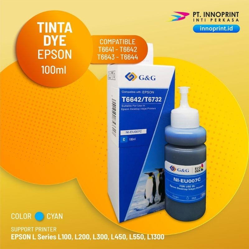 Tinta Epson 664 Original G&amp;G isi 100 ml