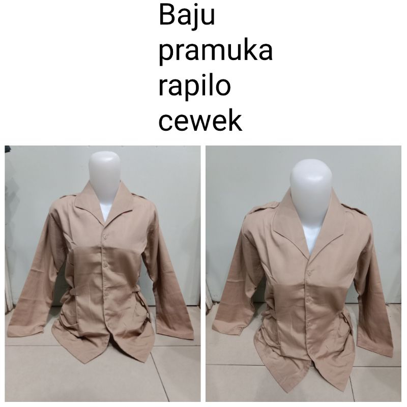 baju rapilo / baju pramuka / baju tali / baju sekolah / seragam sekolah / baju sekolah putri / baju sekolah perempuan / baju rapilo perempuan / baju rapilo tali