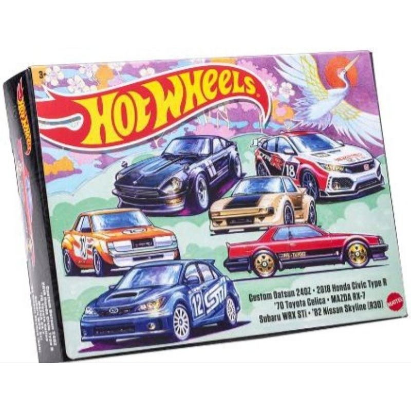 Hot Wheels Japanese Themed Special Edition JDM 6pcs Hotwheels Original Mattel