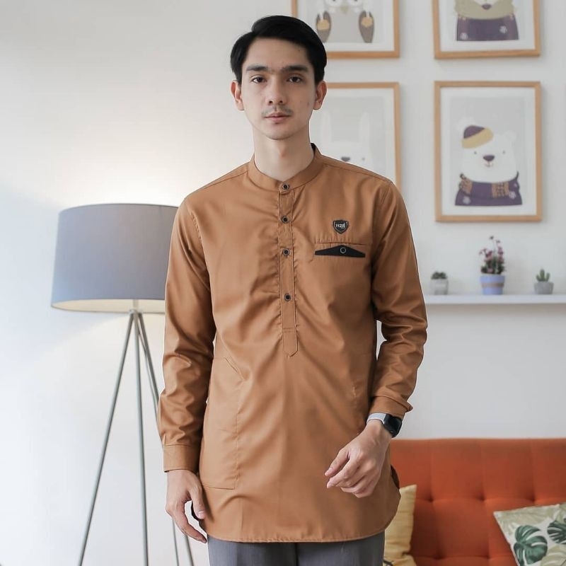 Baju Koko Pria Dewasa Baju Koko Lengan panjang