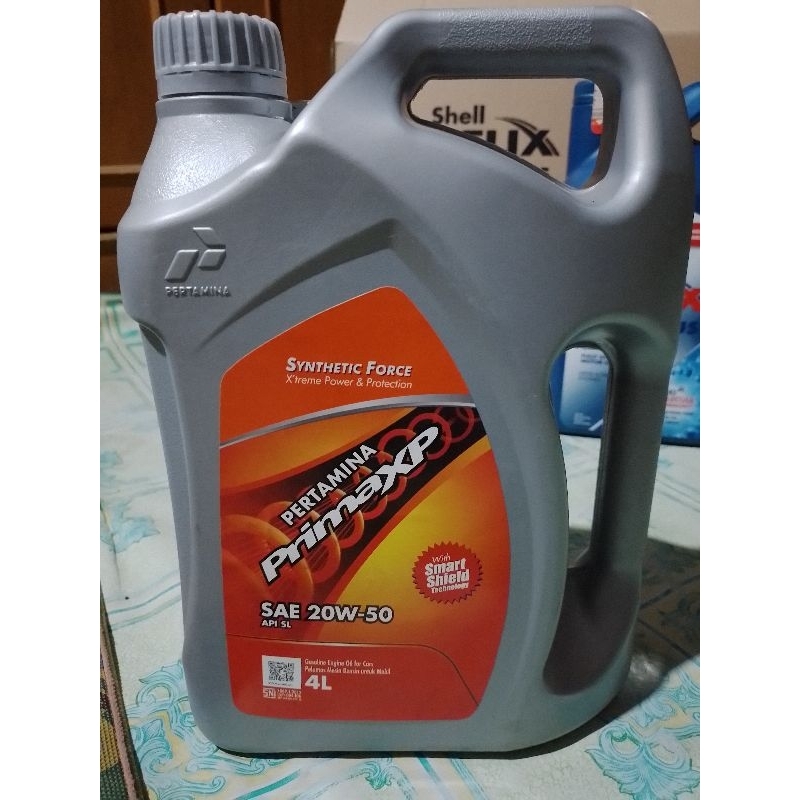 Oli PrimaXp 4 Liter SAE 20W-50 Oli Prima XP 4L SAE 20W-50