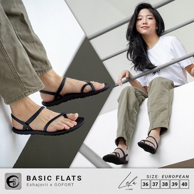 NEW Sandal Karet Teplek Wanita Terbaru / GOFORT LELA