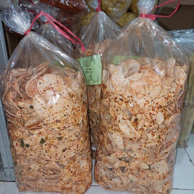 1 BAL 2KG BASRENG EXTRA PEDAS JDS ASLI BANDUNG  ADA TABURAN DAUN JERUK