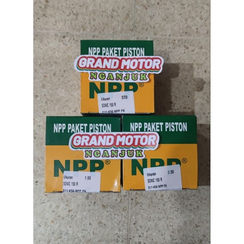 Piston Kit Seher Seker Set K56 NPP Sonic 150 R CB 150 R Led SUPRA GT 150 R Supra GTR K56 paket pisto