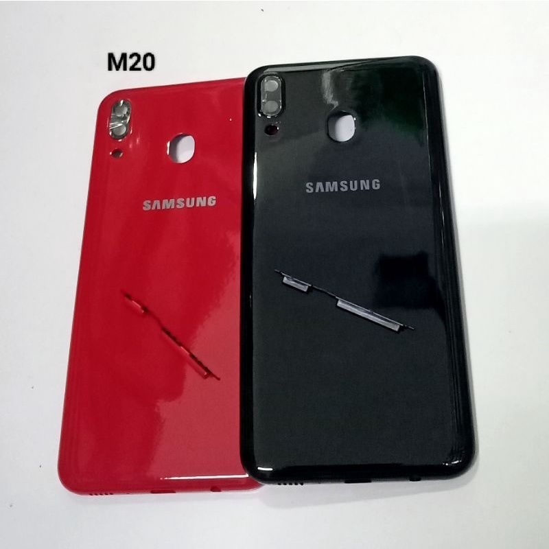 BACKDOOR BACKCOVER TUTUP CASING BELAKANG SAMSUNG M20 ORIGINAL NEW