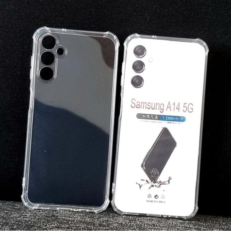 Case Samsung Galaxy A54 5G / A34 5G / A14 5G 4G / A24 4G / A23 5G 4G LTE / A04 Silikon Casing Bening Clear Airbag Jelly Anticrack