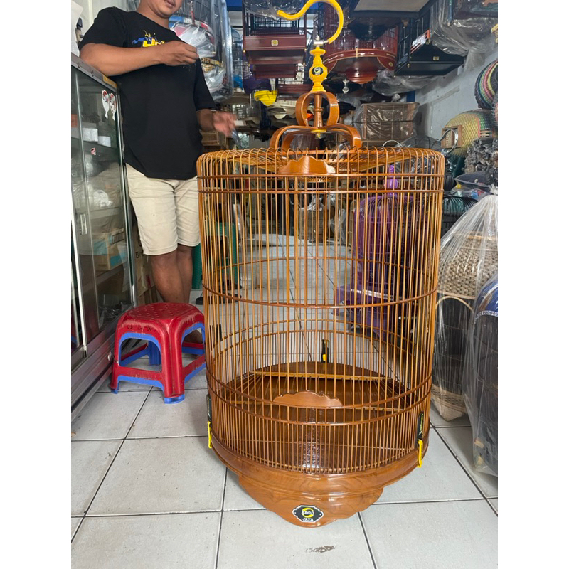 SANGKAR KANDANG MURAI EBOD JATI NATURAL