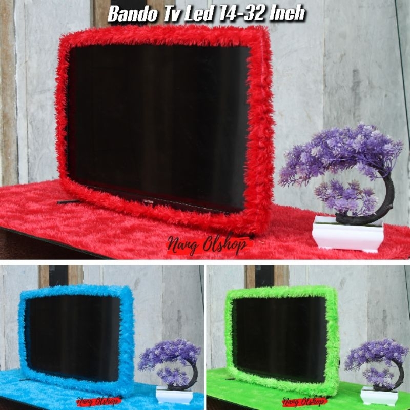 Bando Tv Led Untuk Tv Uk 14-32 inch Bulu Rasfur Lembut/ Cover Bando Tv Led 14-32 inch Bulu Rasfur Murah COD