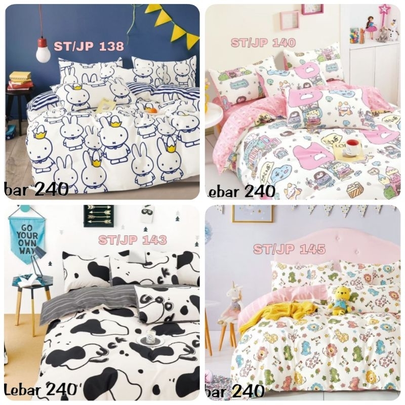 Sprei set katun jepang (KJB1 - KJB4)