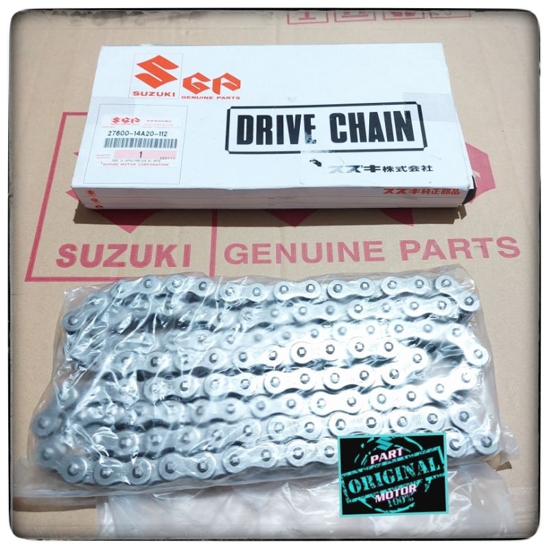 PRODUK ASLI RANTAI RODA SUZUKI DR 200 ORI SGP JAPAN