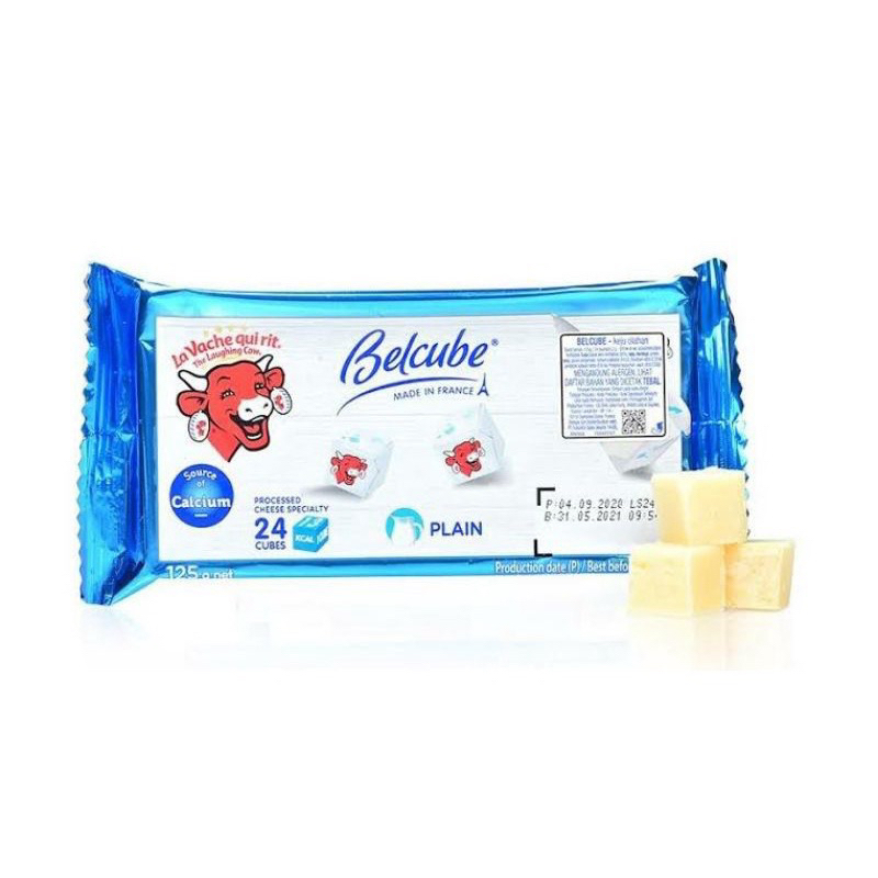 

BELCUBE PLAIN CHEESE SPREAD 125 gr | KEJU MPASI BAYI | THE LAUGHING COW