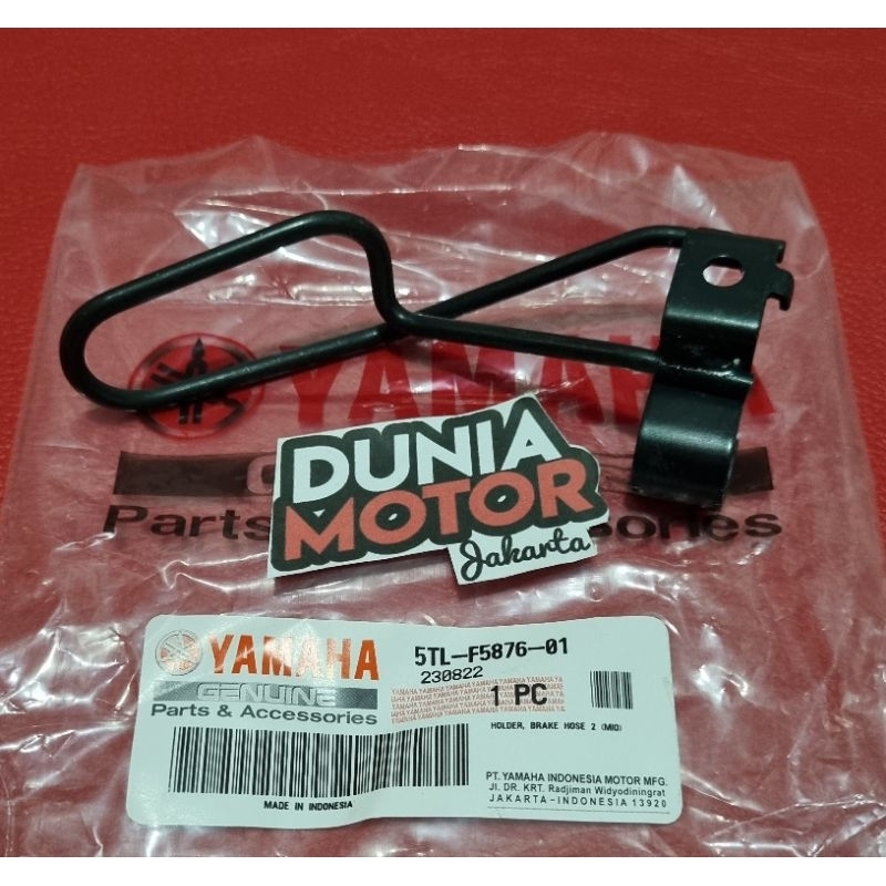 Klem selang rem mio sporty ori yamaha bagian atas kleman selang rem depan mio klem selang rem mio cl