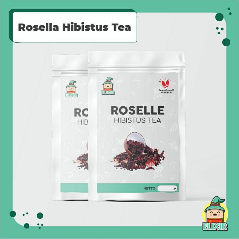 

ELIXIR 50gr Roselle Hibiscus Tea/ teh bunga rosella kering