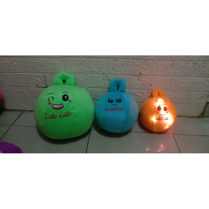 Boneka lato-lato/ Boneka viral lato-lato size S LED dan tanpa LED