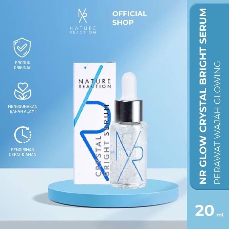 NATURE REACTION CRYSTAL BRIGHT SERUM NR DAY CREAM ORIGINAL ASLI BPOM SKIN CARE