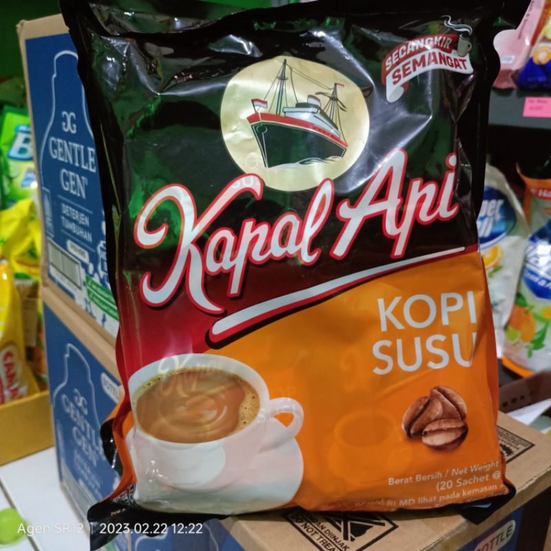 

Kapal api kopi susu 20 sachet