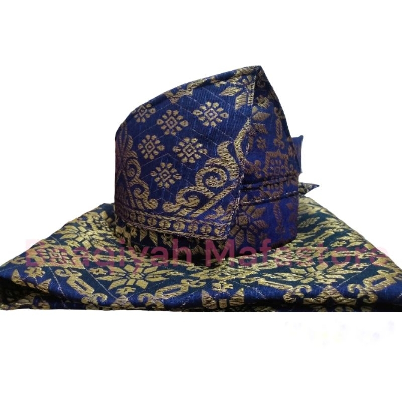 Set Tanjak melayu full songket dan kain sampin
