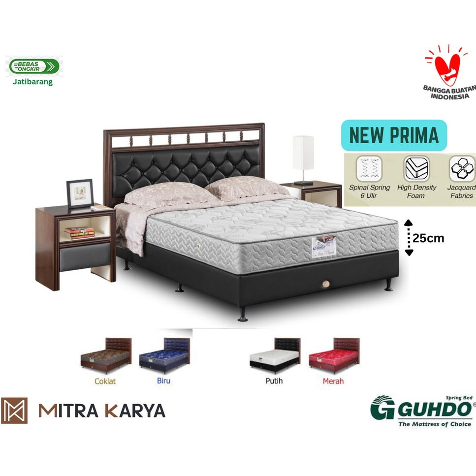 Kasur Springbed Guhdo New Prima / Full Set New Prima - Guhdo Springbed