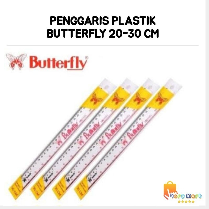 

PENGGARIS PLASTIK BUTTERFLY 20-30 CM