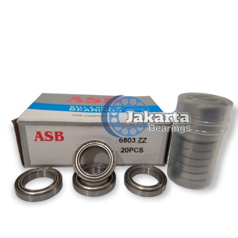 Bearing / Laker / Laher 6803 ZZ ASB
