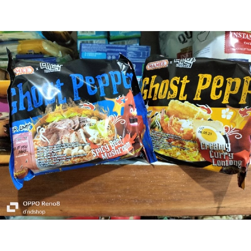 Mamee ghost pepper mie instant