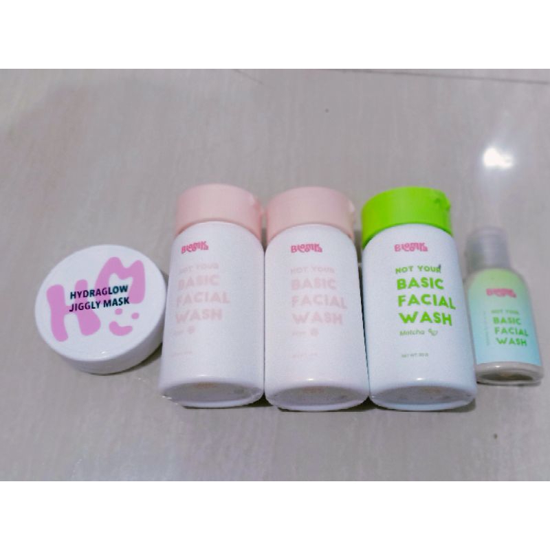 basic facial wash bloomka