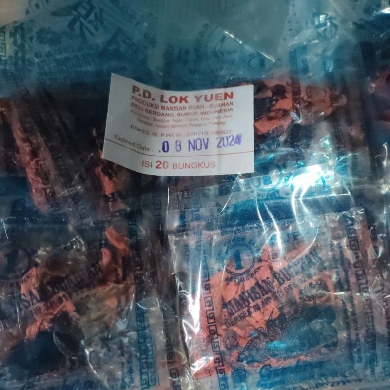

semboi iris lok yuan lok yuen isi 20pcs