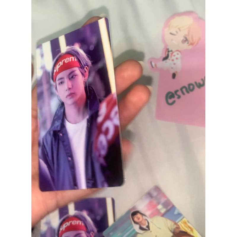 Photocard Memories 2017 Taehyung V memo17 DVD BTS