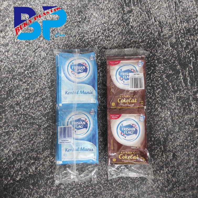 

Susu kental manis Frisian Flag bendera ( 1 renceng 6 sachet 40g )